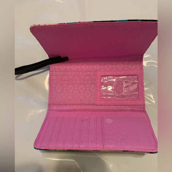 Vera Bradley TFID Wristlet/Crossbody Wallet - Picture 8 of 10